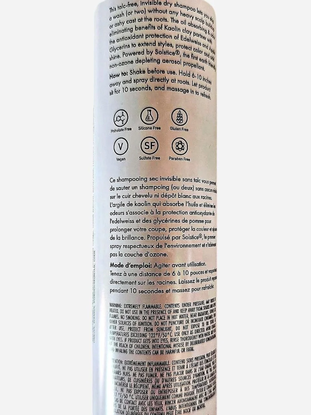 FEKKAI Clean Stylers Sheer Dry Shampoo Spray 7.7oz/200ml